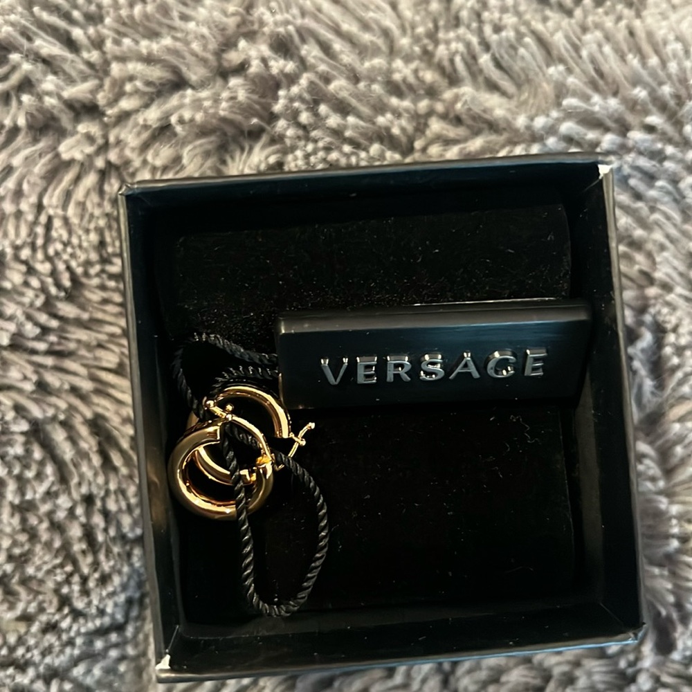 Versace earrings brand new
